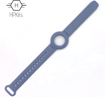 Airtag Polsband - Airtag Sleutelhanger - Airtag Polsband Voor Kinderen - Airtag Armband - Airtag Apple - Drukknop - Airtag Houder - Airtag Hoesje