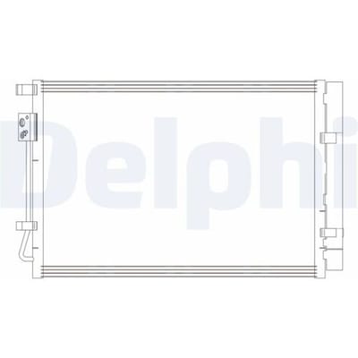 Condensator, airconditioning DELPHI CF20414