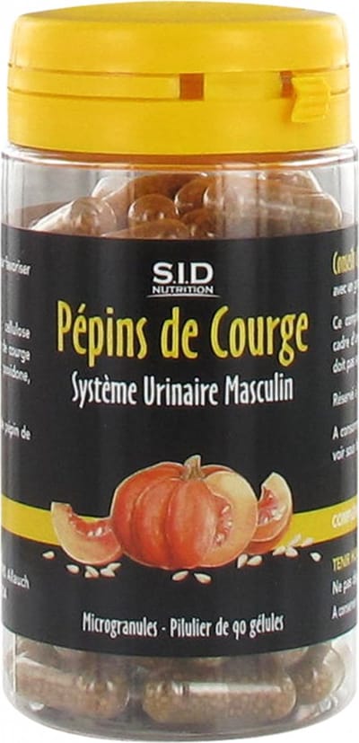 S.I.D Nutrition Mannen Urinewegsysteem Pompoenzaad 90 Capsules