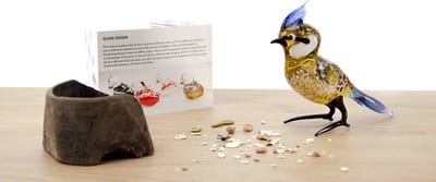 Vogel van glas Plaagvogel