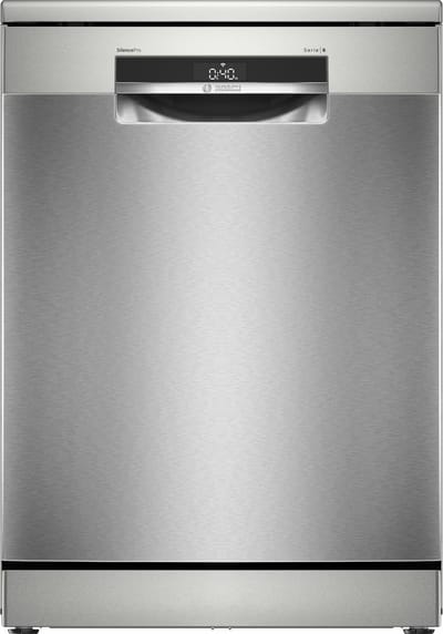 Bosch SMS6ZCI12E - Serie 6 - Vrijstaande vaatwasser - 14 couverts - Inductie - L60 cm - 38 dB - RVS grijs
