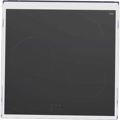 AEG glasplaat met kader, wit, 596x600mm 140197242096