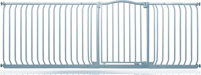 Safetots Klemhekje met Gebogen Bovenkant, 216cm - 225cm, Mat Grijs