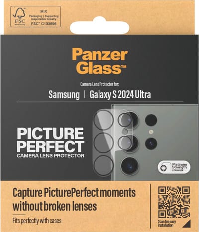 PanzerGlass Picture Perfect geschikt voor Samsung Galaxy S24 Ultra Camera lens protector