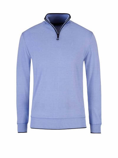 BJØRNSON Zimon Gebreide Pullover Heren - Schipperstrui - Maat 2XL - Lichtblauw
