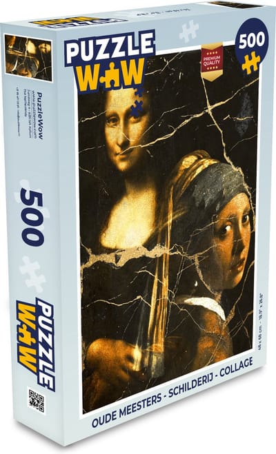Puzzel Oude meesters - Schilderij - Collage - Legpuzzel - Puzzel 500 stukjes