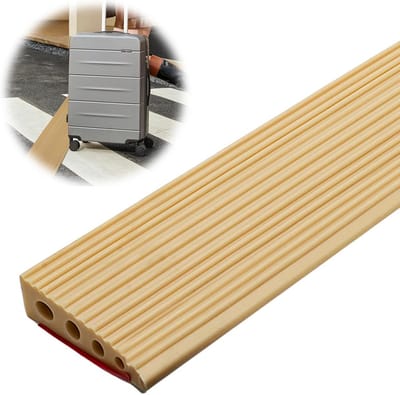 Drempelhulp oprijramp 100x8x2CM Antislip PVC voor Rolstoel Kinderwagen Rollator