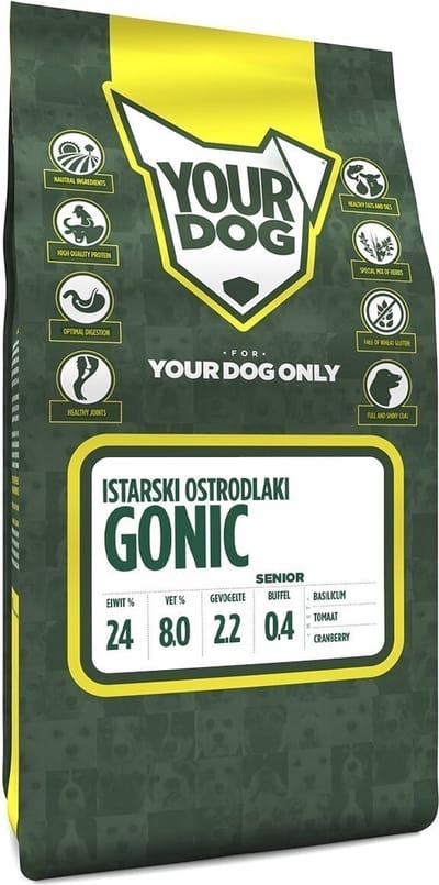 Yourdog Istarski ostrodlaki gonic Rasspecifiek Senior Hondenvoer 6kg | Hondenbrokken