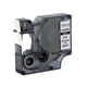 DYMO S0718600 / 18444 IND Rhino tape vinyl zwart op wit 12mm (huismerk)