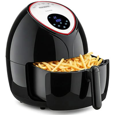Monzana Airfryer Family HF105 - MET touch display - 1800 W - 6,5L