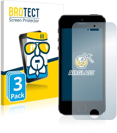 Screenprotector 3 Stuks voor Apple iPhone 5 / 5S / 5C / SE 2016 Beschermglas transparant