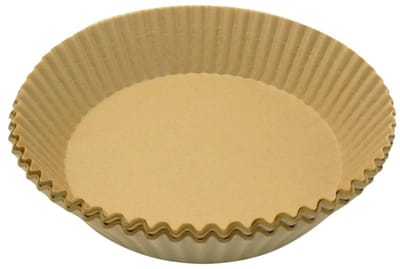 50 Papieren ronde airfryer bakvormpjes 16 cm Fackelmann