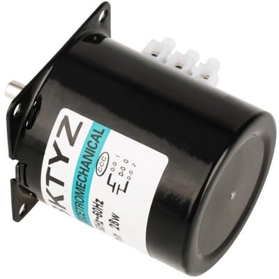 Dailygoods - Miniatuur Permanent Magnet Sync Motor - 68KTYZ - Hoog koppel en lage geluidsontwikkeling - AC220V 28W - Voor instrumenten en automatiseri...