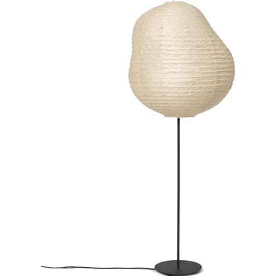 Ferm Living Kurbis Vloerlamp Hoog Naturel/ Zwart