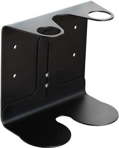 Groeikruid® Zeeppomphouder Zwart RVS | Double