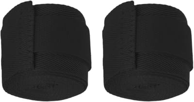 Handzwachtels Boksen - Polsbanden Vechtsport - Training Bescherming - Wasbestendig Ontwerp - 4 cm Hoog - Zwart