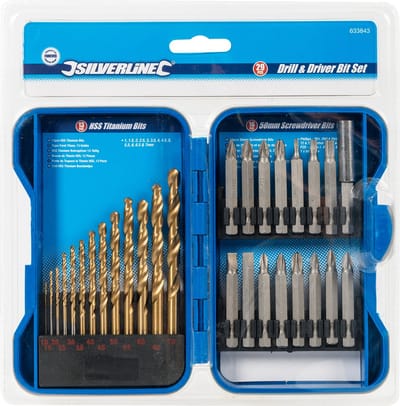 Silverline 29-delige boor- en bit set