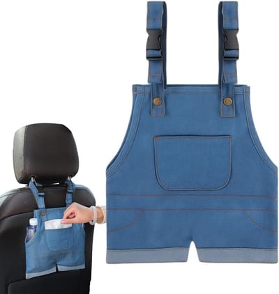Autohouder Zakdoekjes - Zakdoekbox Auto - Auto Interieur - Overall Design - 23 x 40 cm - Blauw