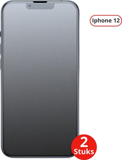 Bovista Telefoon Glasplaatje - Beschermglas - Glaasje - Screen Protector - Screenprotector - Extra Sterk - Shockproof - Premium Protection - Geschikt Voor Iphone 12