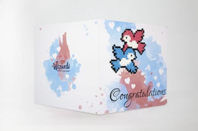 Diamond Painting Congratulations wenskaart
