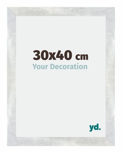 Your Decoration - Puzzellijst 30x40 cm - Zilver Glanzend Vintage - Puzzellijst 500-1000 stukjes - MDF Fotolijst - Mura