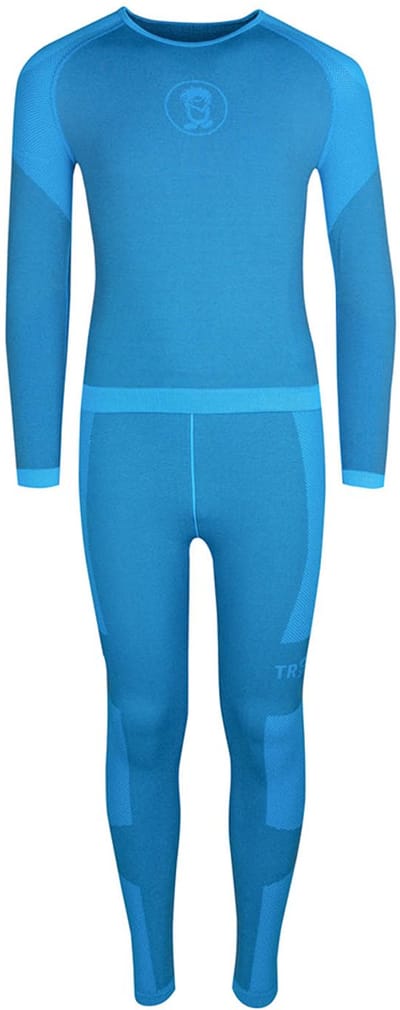 Trollkids Hemsedal Basislaag Set Blauw 92 cm Jongens,Meisjes
