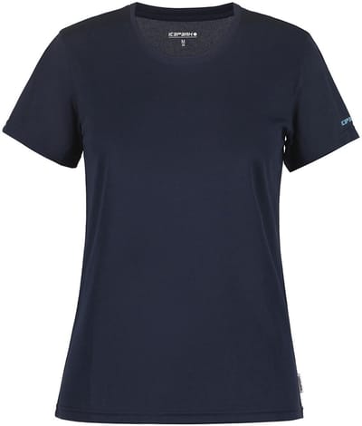 Icepeak Belfast T-shirt Met Korte Mouwen Blauw S Vrouw