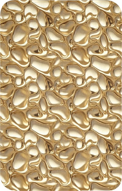 WC mat 50x80 cm - Antislip - Abstract - Modern - Goud - Toiletmat - Vloermat - Douchemat - Toilet tapijt - Toiletmatten