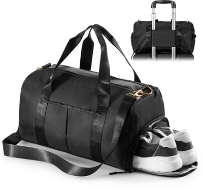 YONO Weekendtas - Reistas Handbagage 40x30x20 - Duffel Bag - Dames en Heren – Zwart