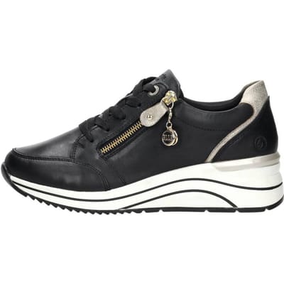 Remonte Wedge Sneakers zwart Synthetisch - Maat 42