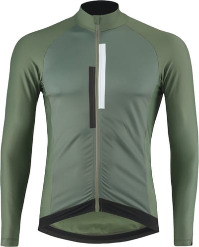 Loeffler wielrenshirt lange mouwen M Bike L/S Jersey Linus Hotbond® RF - Pine Groen