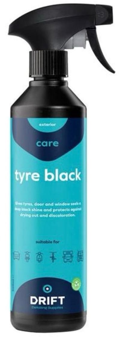 Bandenzwart - Tyre Black - Bandenglans - Rubber Care - Voor Auto & Motor - 500 ML