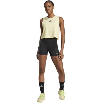 Adidas Performance Optimé 3-stripes 1/4 Short Leggings Größe: XS 13 CM | Kurze Sporthosen Outlet | Damen