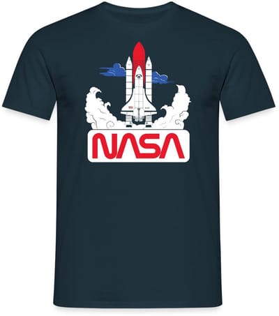 NASA Space Shuttle 3 T-Shirt Heren