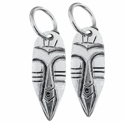 Klem-Oorbellen-Masker-Zilverkleur-Metaal- geen gaatje- Charme Bijoux