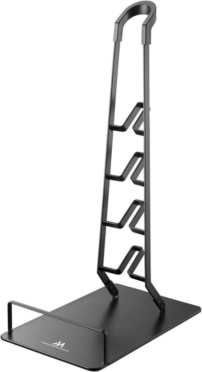 Stofzuiger Houder - Accessoire Stand - Opbergen Thuis - Geen Boren Nodig - 32.5 x 20.3 cm - Zwart