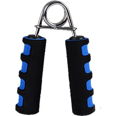 Appareil de musculation des doigts à ressort, en éponge, pour renforcer la force des avant-bras et des doigts, extenseur carpien, entraînement des mains, utilisation pratique bleu