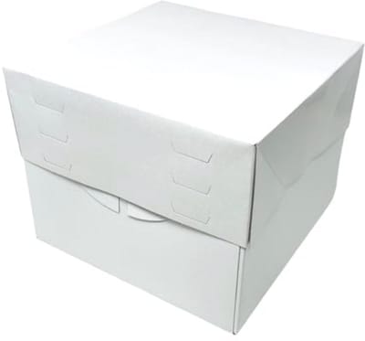 Verstelbare Witte Taartdozen Set van 5 - Ideaal voor Taarten Tot 30 cm Hoog