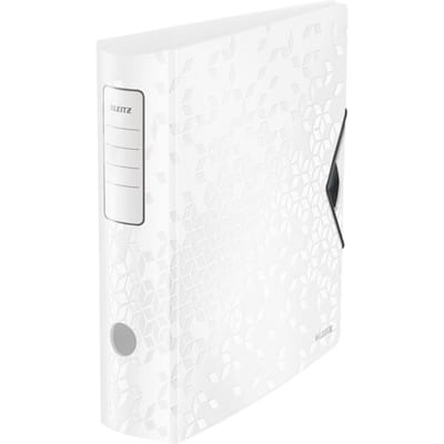 Leitz Active WOW Ordner - Capaciteit van 500 A4-Vel - Rugbreedte van 82mm - Wit