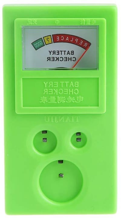Batterij Tester - Knopcel Checker - Horloge Onderhoud - Compact Ontwerp - 10 cm - Groen