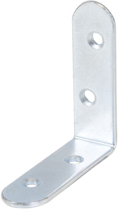 Alberts 824129 Stoelhoek | verzinkt blauw | afgerond | 50 x 50 x 14 mm | Set van 120