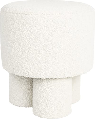 Housecraft Living Marcos Kruk/ Poef Bouclé Wit