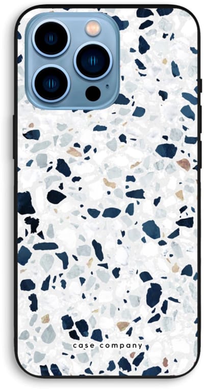 Case Company® - Hoesje geschikt voor iPhone 13 Pro Max hoesje - Terrazzo N°1 - Biologisch Afbreekbaar Telefoonhoesje - Bescherming alle Kanten en Schermrand