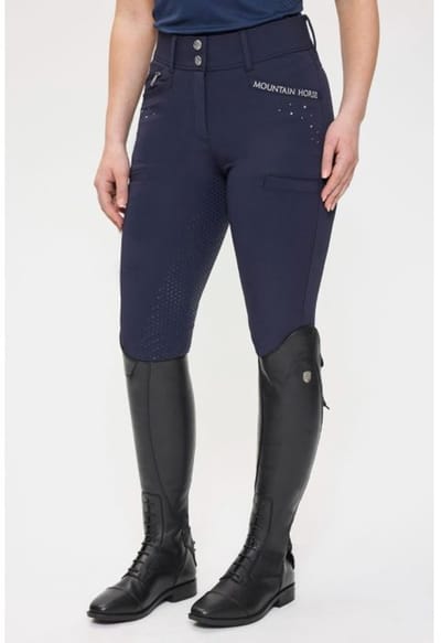 Mountain Horse Rijbroek Chantal Swarovski-Navy-36