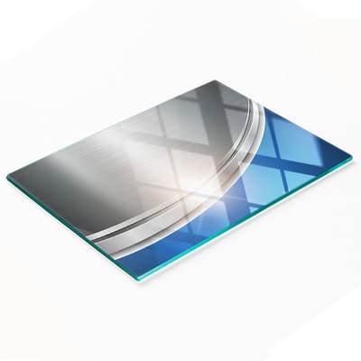 Glazen snijplank met decoratieve grafische textuur 80x52 cm