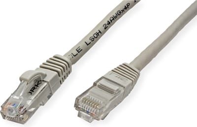 VALUE UTP Cat.6 (Class E) patchkabel, LS0H, grijs, 1,5 m