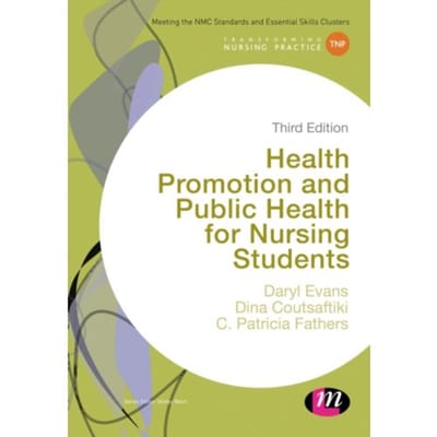 Health Promotion And Public Health For Nursing Students - Evans, Daryl