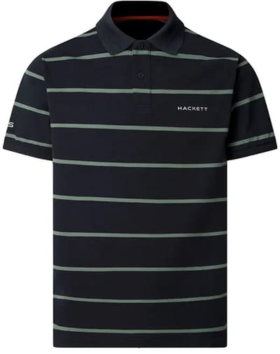 Hackett Hm5600117 Korte Mouw Poloshirt Blauw XL Man