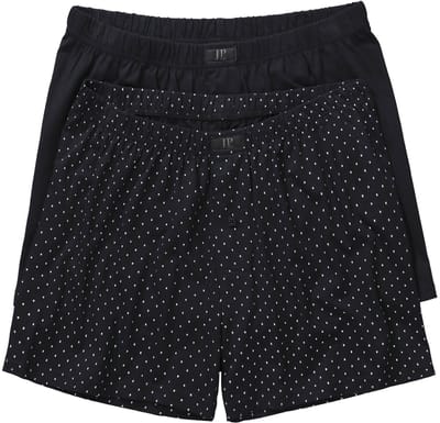 JP 1880 - Heren - Boxershorts FLEXNAMIC® set van 2 onderbroek - Zwart - Maat 7XL