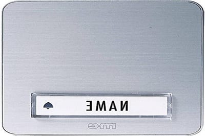 Draadloze Bel Zender - Belknop - Bezoekers Ontvangen - Eenvoudige Installatie - 160 gram - Grijs